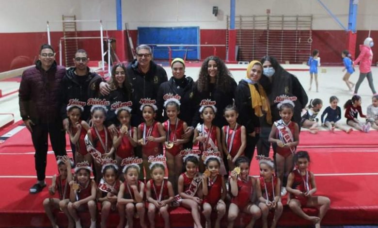 «براعم الجمباز» يفوز بـ18 ميدالية ذهبية في بطولة كأس مصر